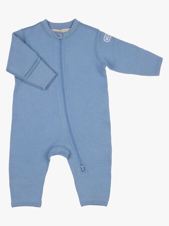 Voksi Fleeceoverall Merinoull, Blue Bell