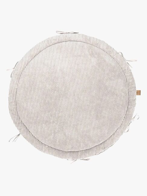 MeowBaby Aesthetic Babynest med Flätat Skydd & Lekmatta, Ecru