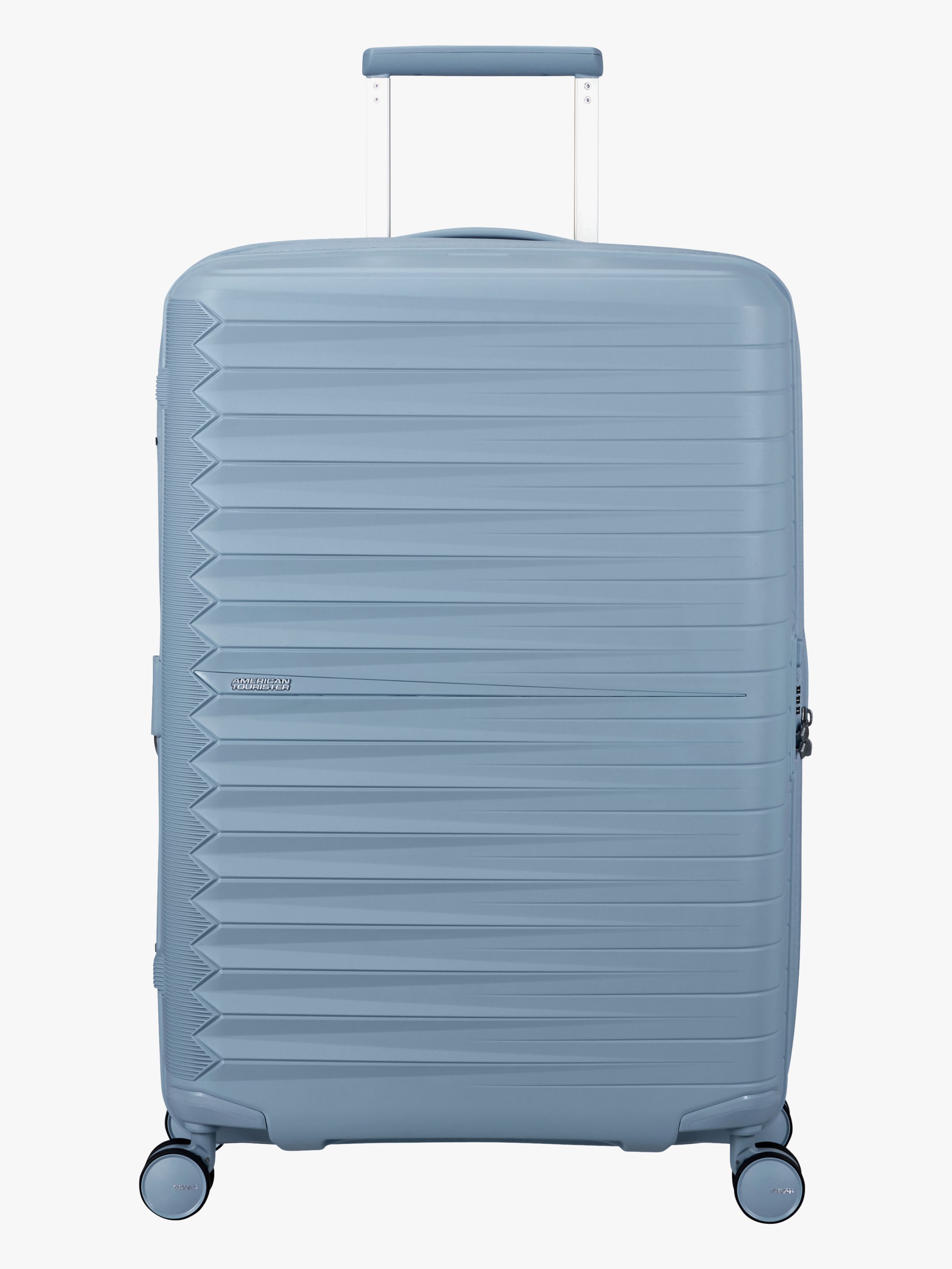 American Tourister FastForward Spinner Resväska 67-77L, Steel Blue