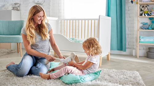 Kinderkraft Spjälsäng Nico, White