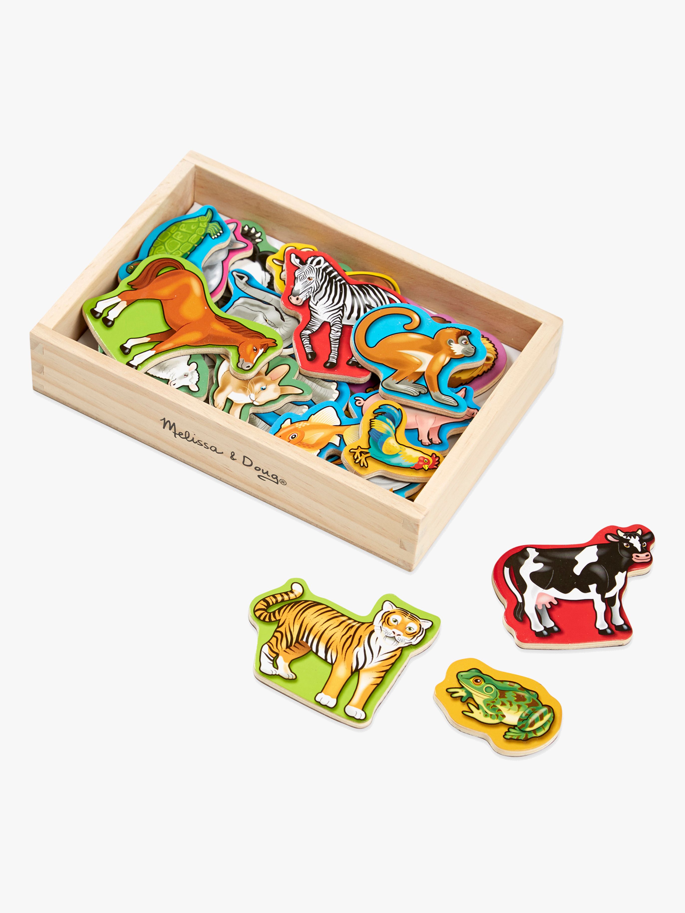 Melissa &  Doug Djurmagneter i Trä 20 st
