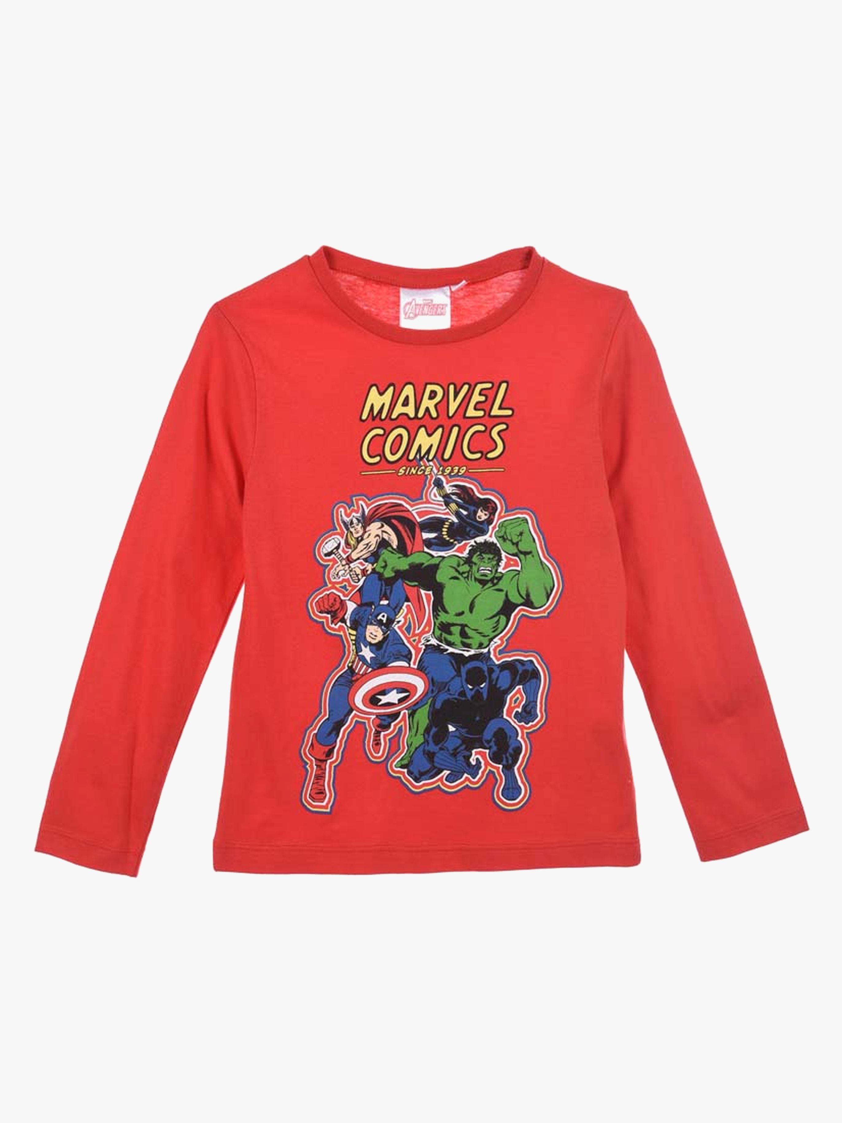 Marvels Avengers Classic Långärmad T-shirt, Röd, 10 år