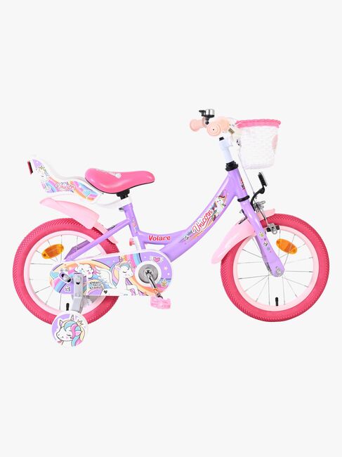 Volare Unicorn Cykel 14 Tum, Lila