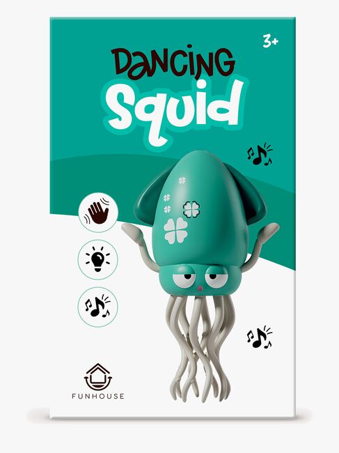 Trend Toys Dansande Bläckfisk, Grön