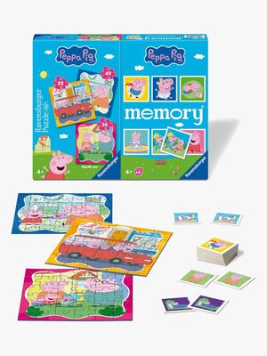 Ravensburger Greta Gris Pussel 3-i-1 + Memory