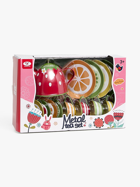 Cloudberry Castle Fruity Teservis Gjord Av Metall