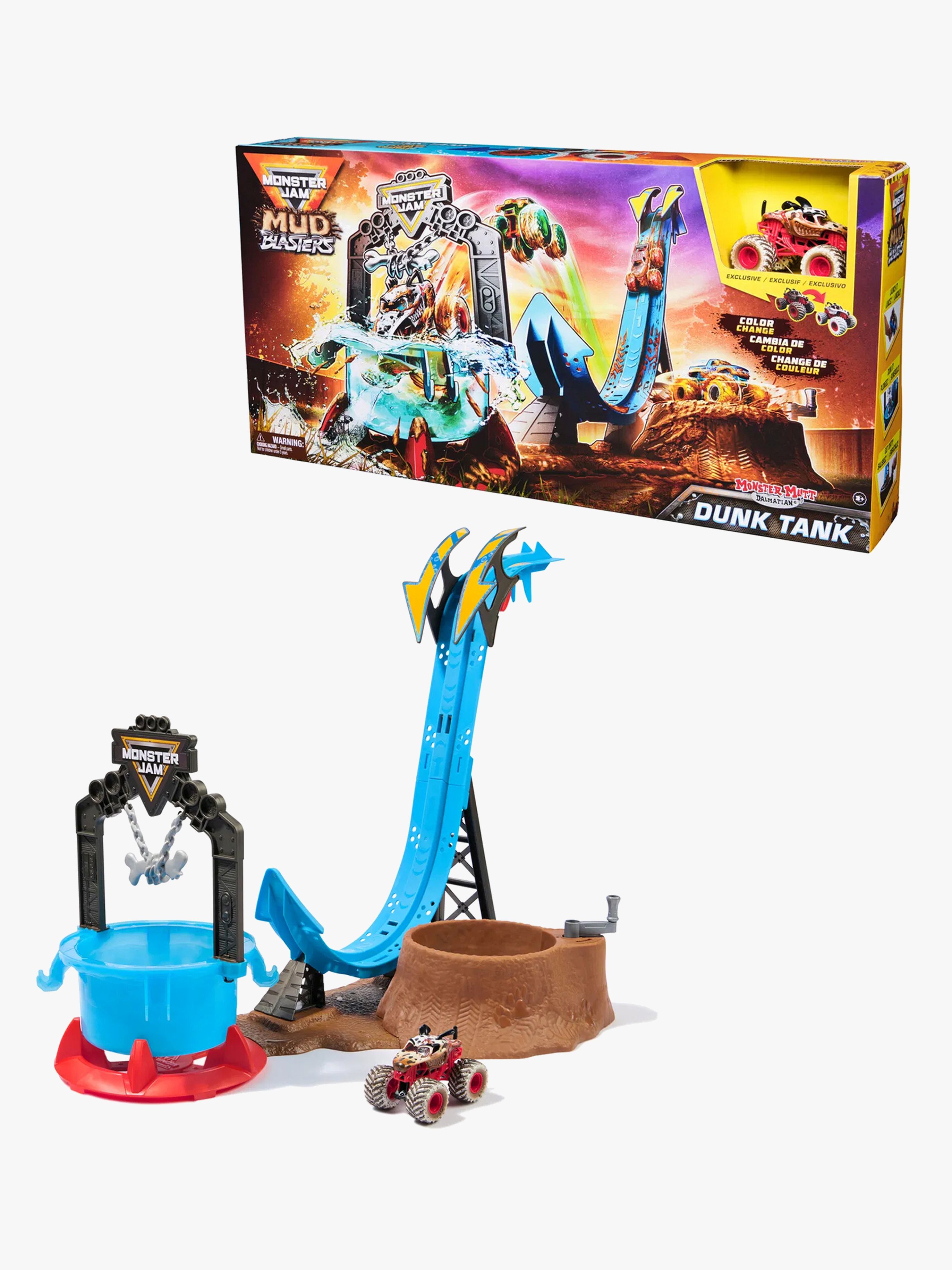 Monster Jam 1:64 Mud Blasters Dunk Tank Lekset