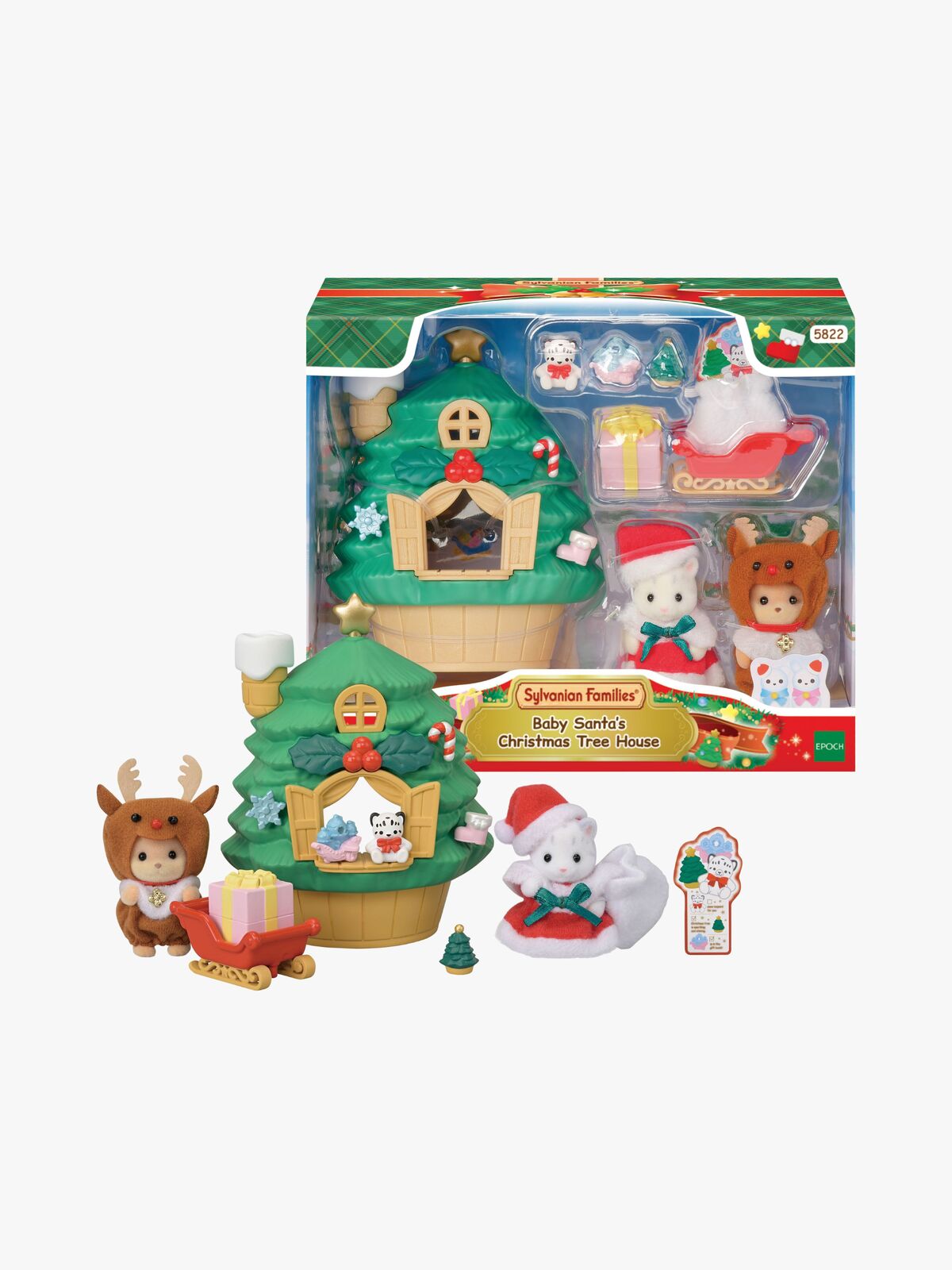 Sylvanian Families Lekset Tomtens Julgranshus