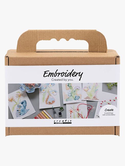 Creativ Company Pysselset Broderi & Akvarell