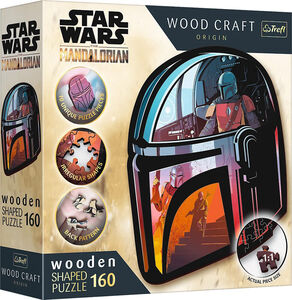 Trefl Wood Craft Origin Star Wars Pussel The Mandalorian 160 Bitar