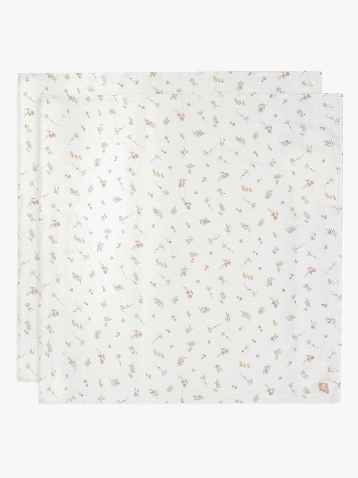 Jollein Muslinfiltar Riverside 2-Pack, Flerfärgad