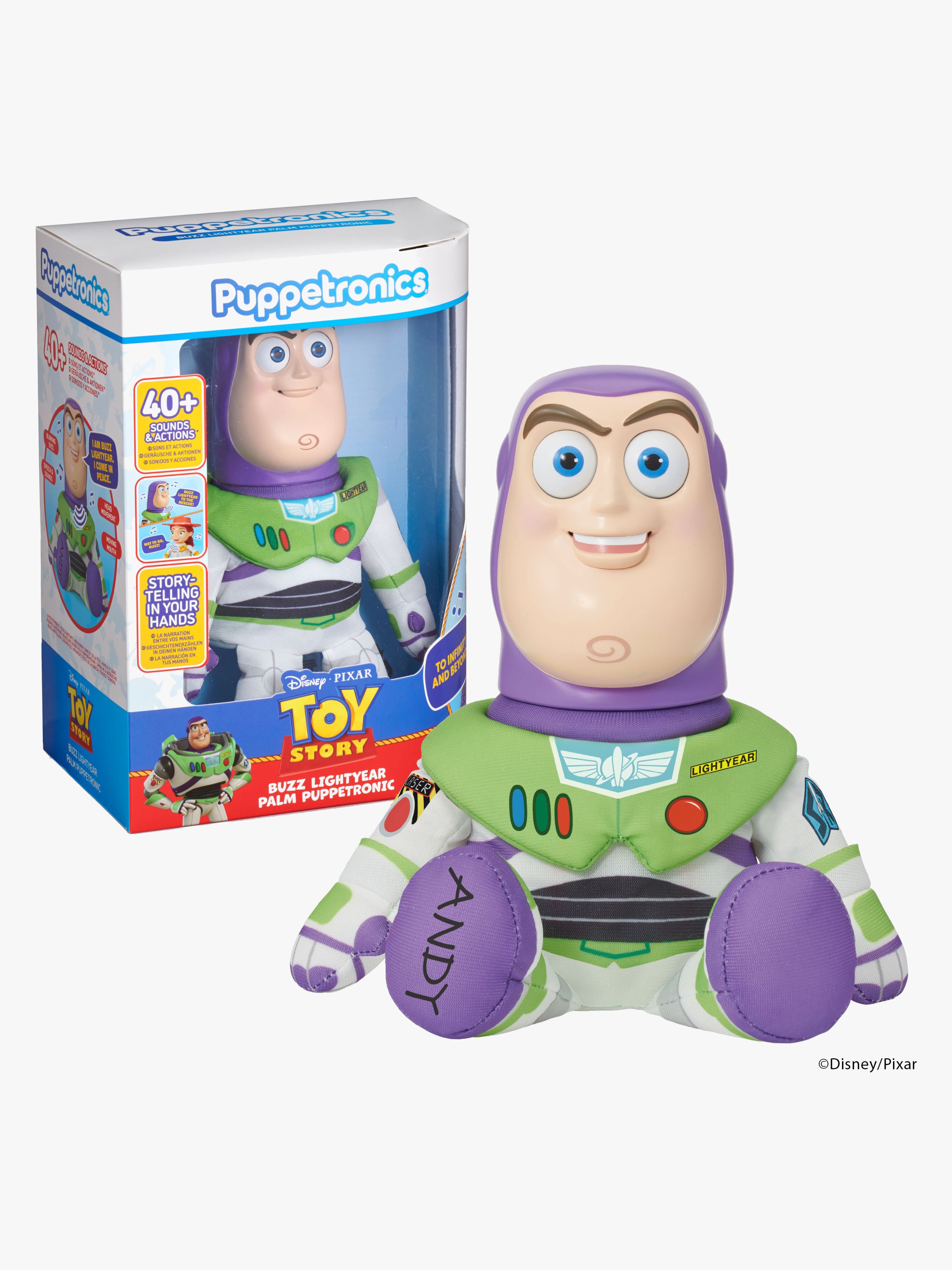 Disney Toy Story Figur Buzz Lightyear Palm Puppetronic 25 cm