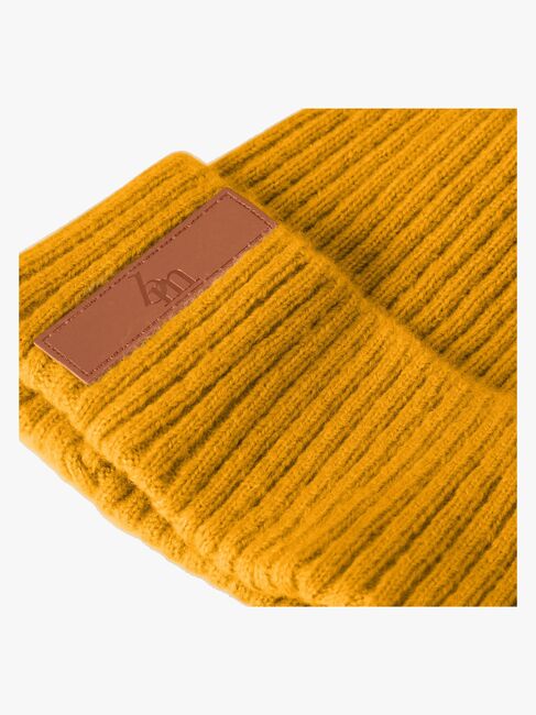 BabyMocs Stickad Mössa, Gul