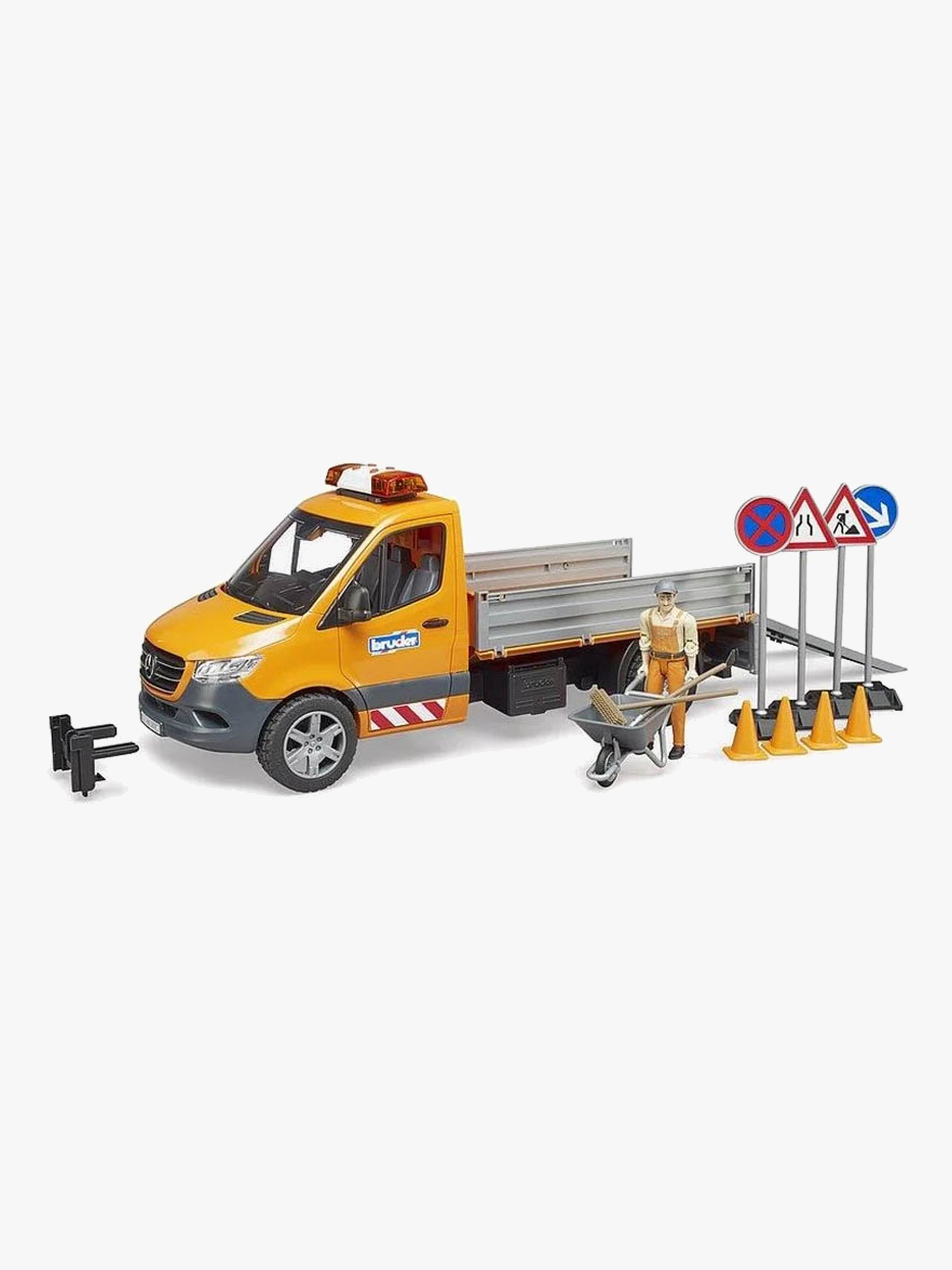 Bruder Mb Sprinter Arbetsbil med Figur