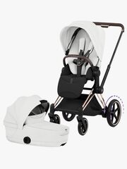 Cybex ePriam Style Duovagn, Rosegold/Off White