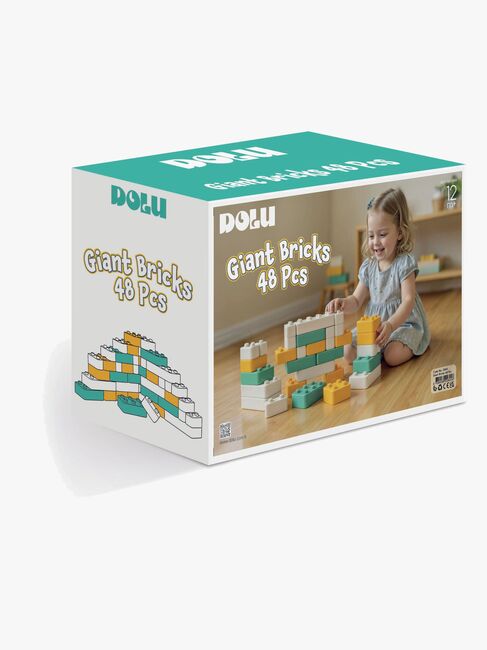 DOLU Byggklossar Stora 48 Delar