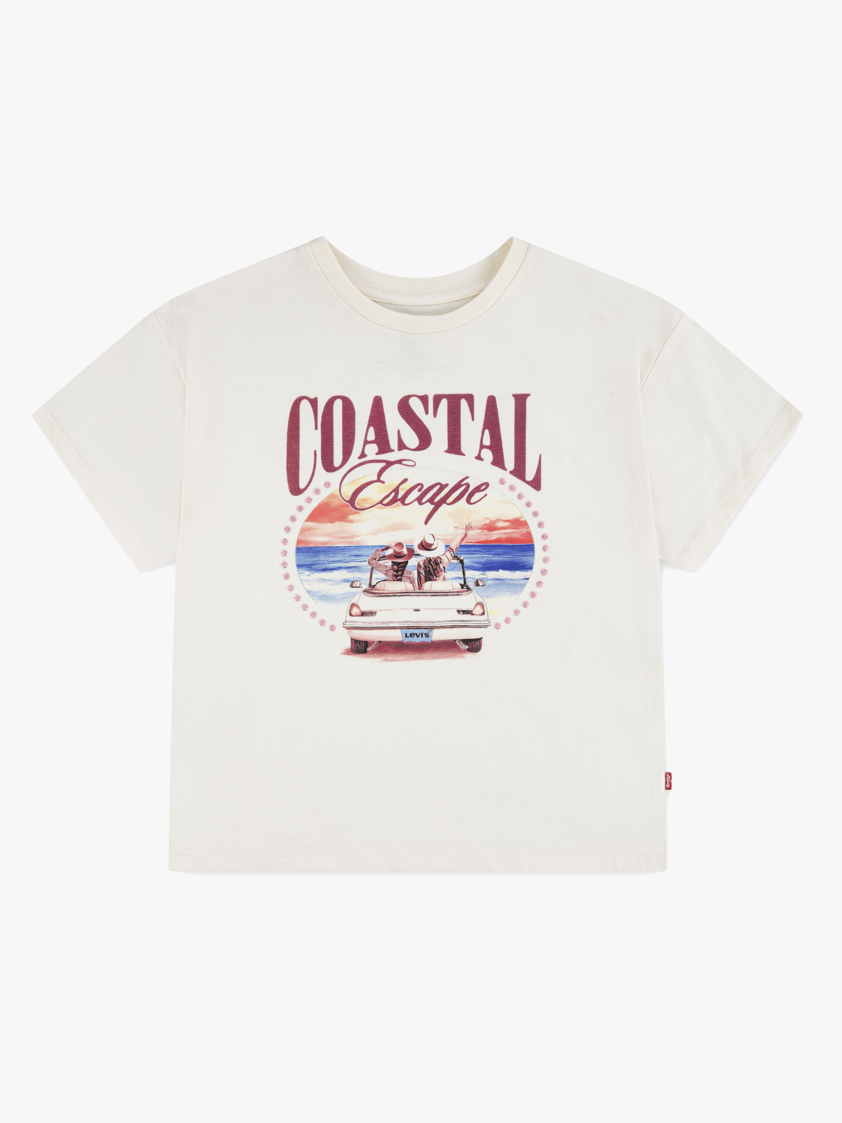Levi's LVG Coastal GriLS SS T-shirt, Antique White, 152
