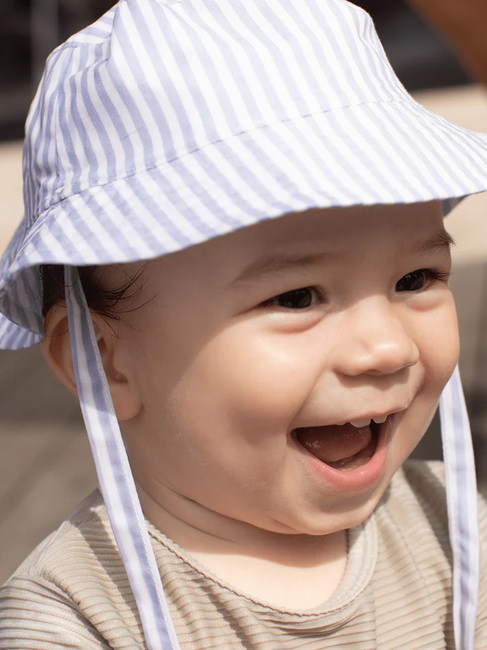 Swim Essentials Solhatt, Blue Stripes