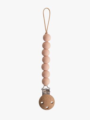 Mushie Halo Schnullerkette, Blush