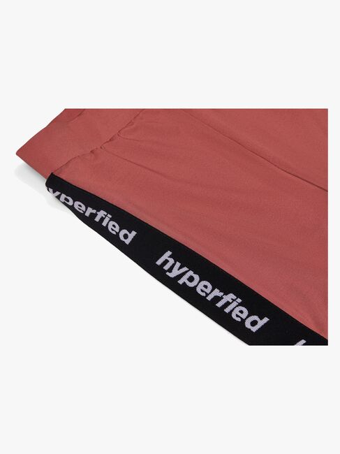 Hyperfied Tape Logo Tights, Withered Rose