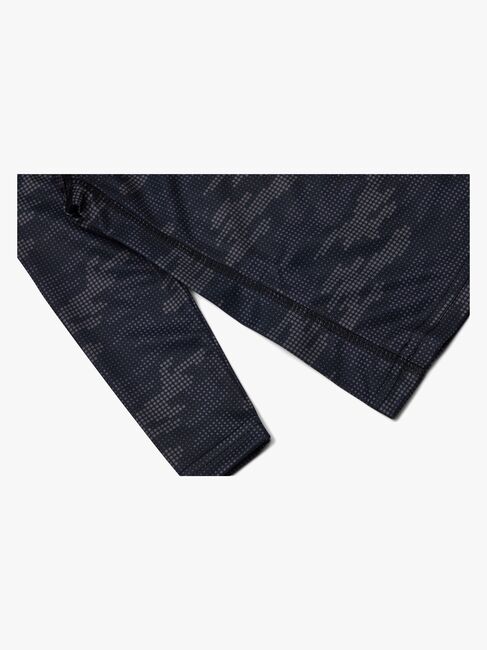 Hyperfied Long Sleeve Logo T-Shirt, Grey Camo