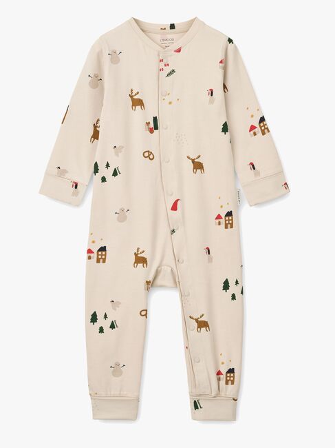 Liewood Birk Grow Pyjamas Jumpsuit, Holiday / Sandy LW20983-1537-3133_1.jpg