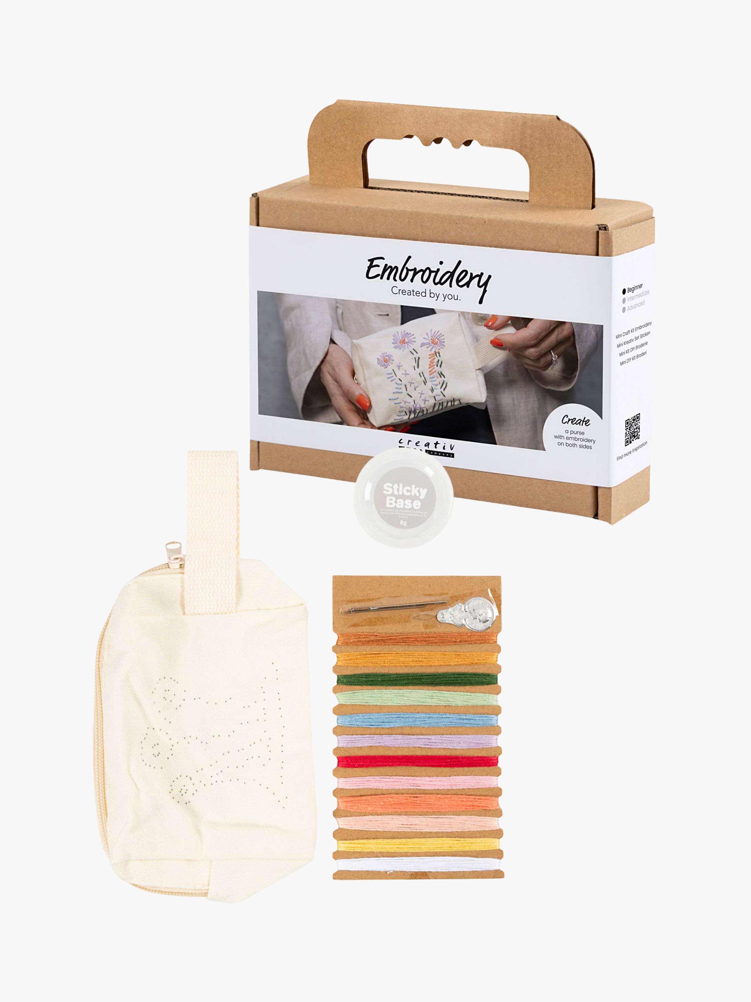 Creativ Company Pysselset Broderi Sminkväska