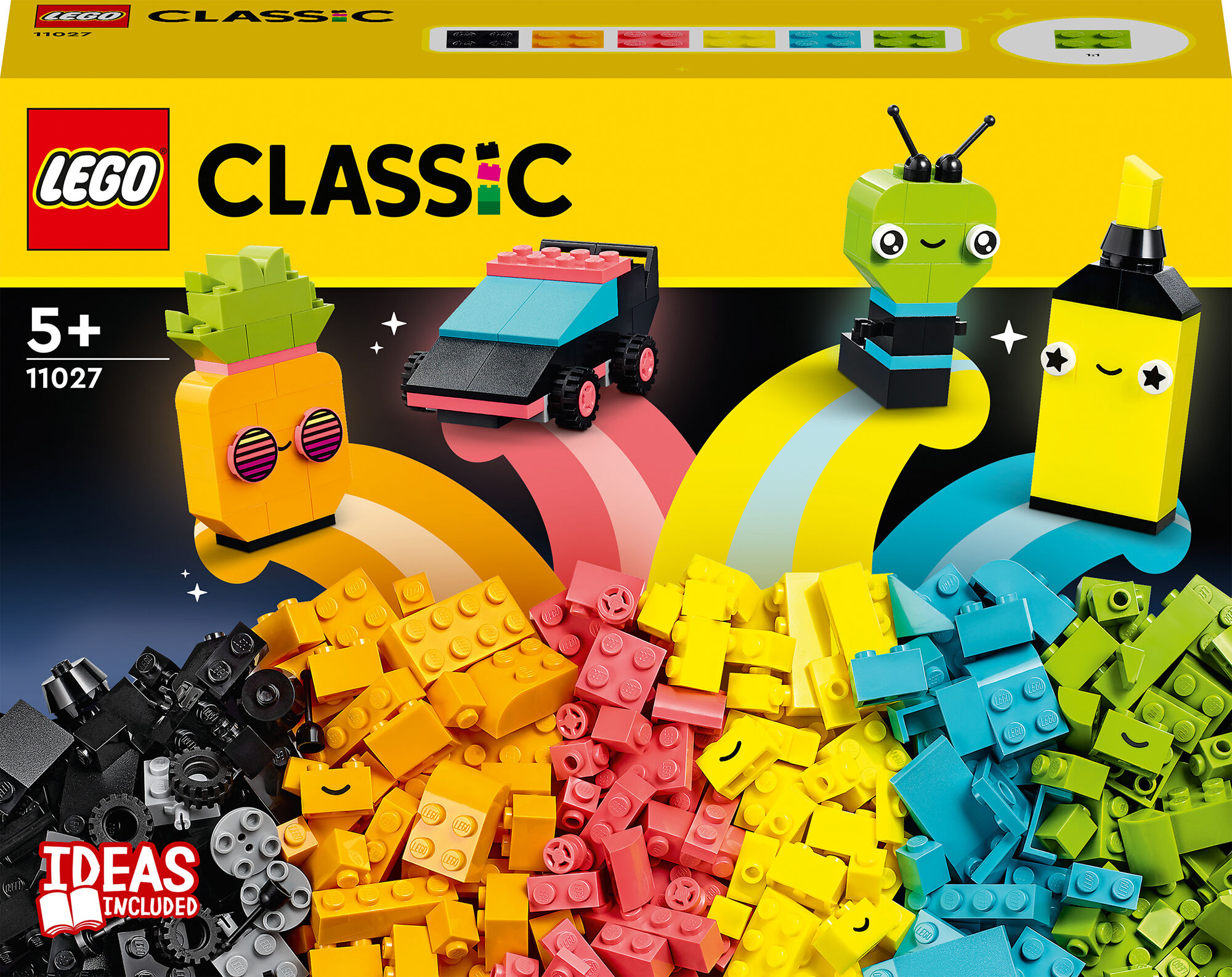 LEGO Classic 11027 Kreativt skoj med neonfärger
