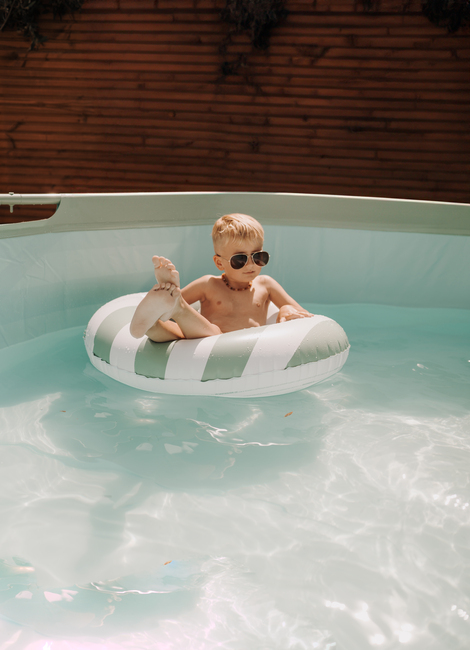 Swim Essentials Badring, Essence Green/White