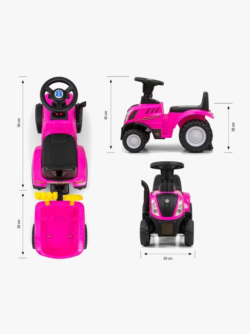 Milly Mally Gåbil New Holland T7 Traktor, Rosa