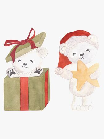 That's Mine Wallstickers, Santa Bears