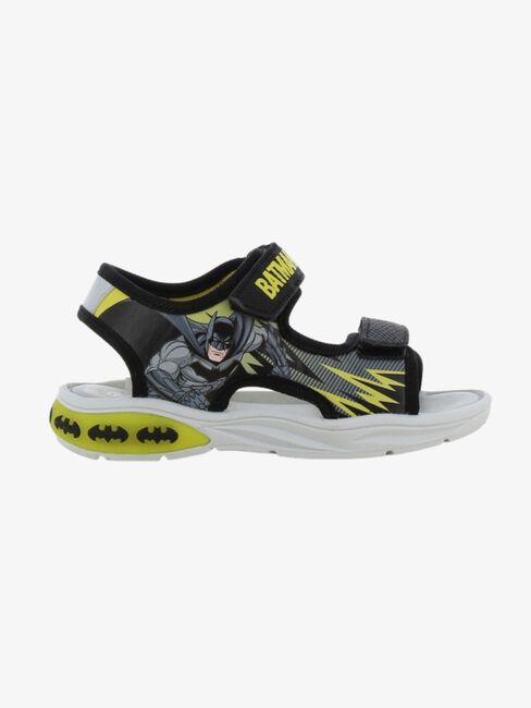 Batman Blinkande Sandaler, Black/Silver