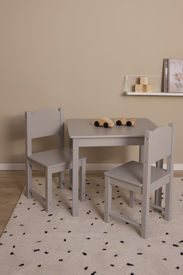 Alice & Fox ZOE Tisch und Stühle, Grau