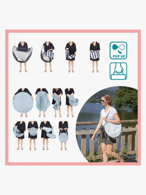 BabyMoov UV-Tält, Blue/White