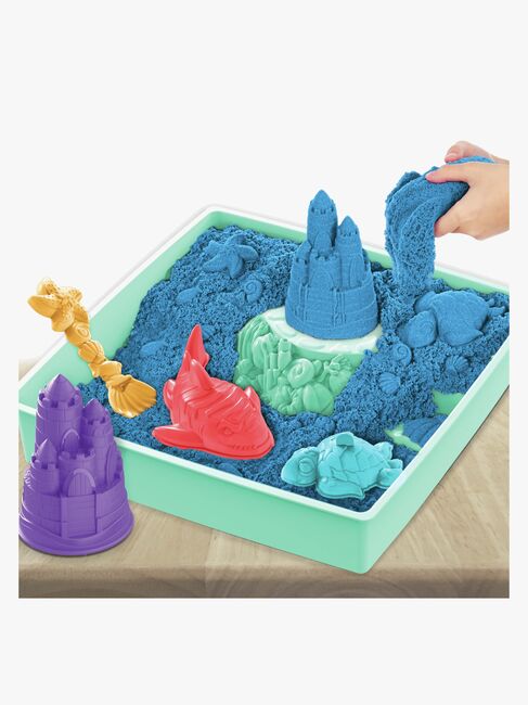 Kinetic Sand Lekset Sandlåda Blå