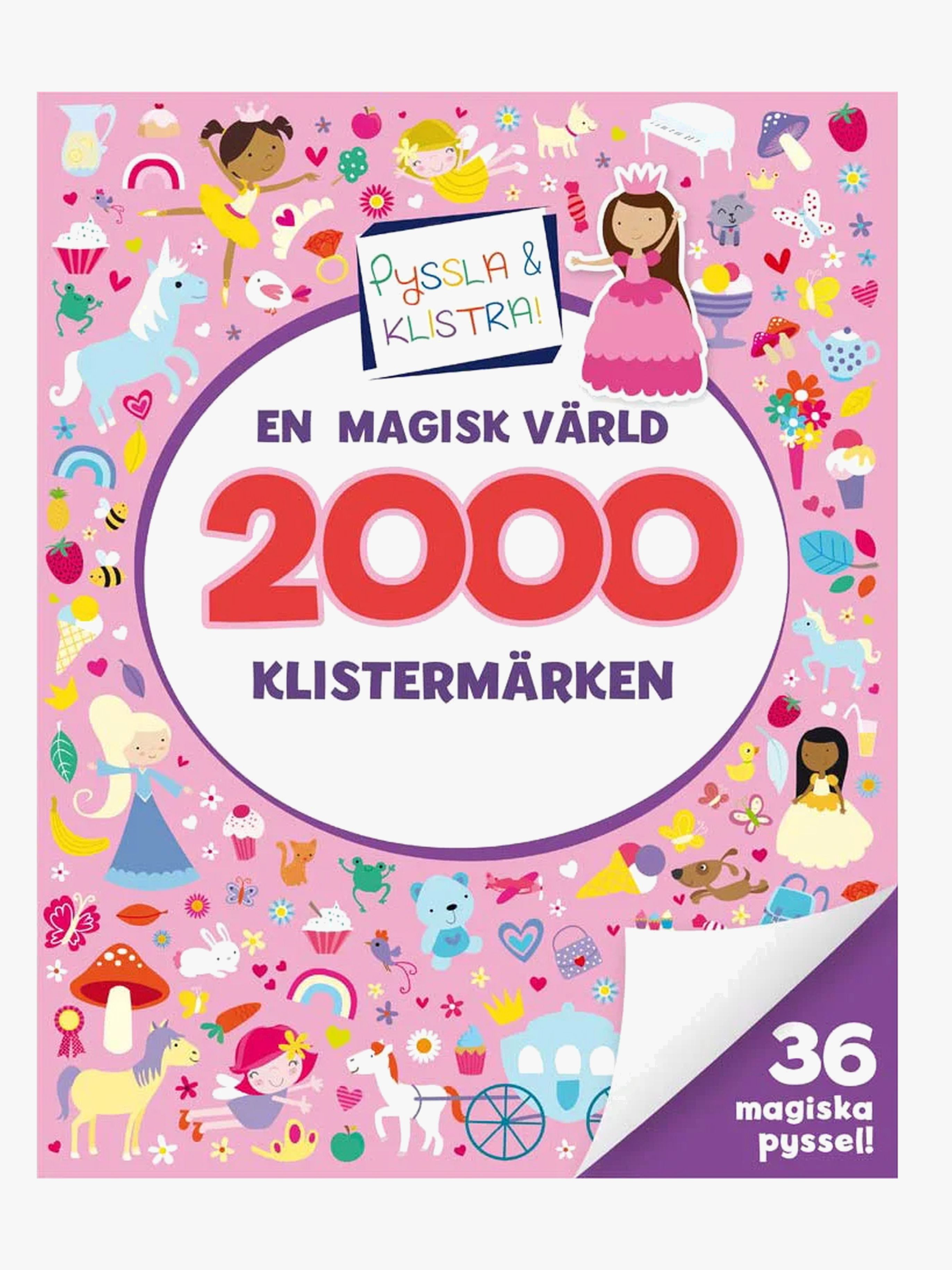 Tukan Förlag Klistermärkesbok En Magisk Värld 2000st