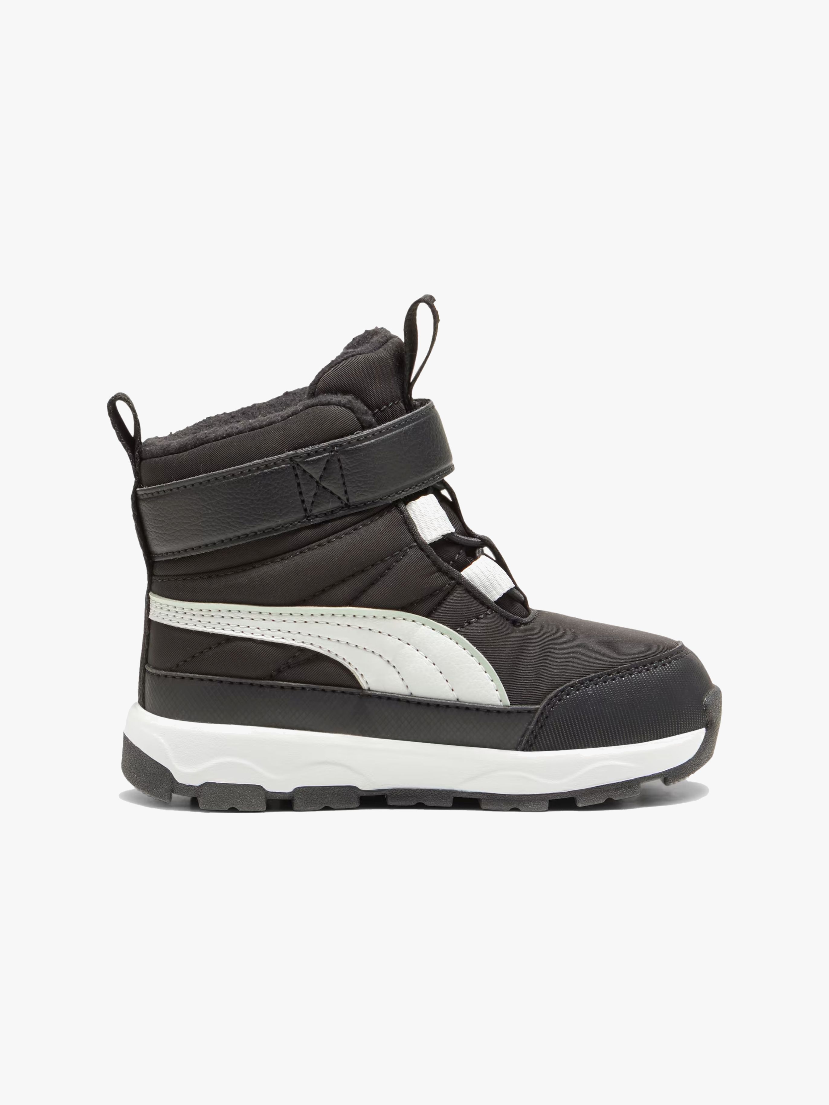 Puma Evolve Puretex AC Inf Vinterkängor, Black/Ash Grey/White, 26