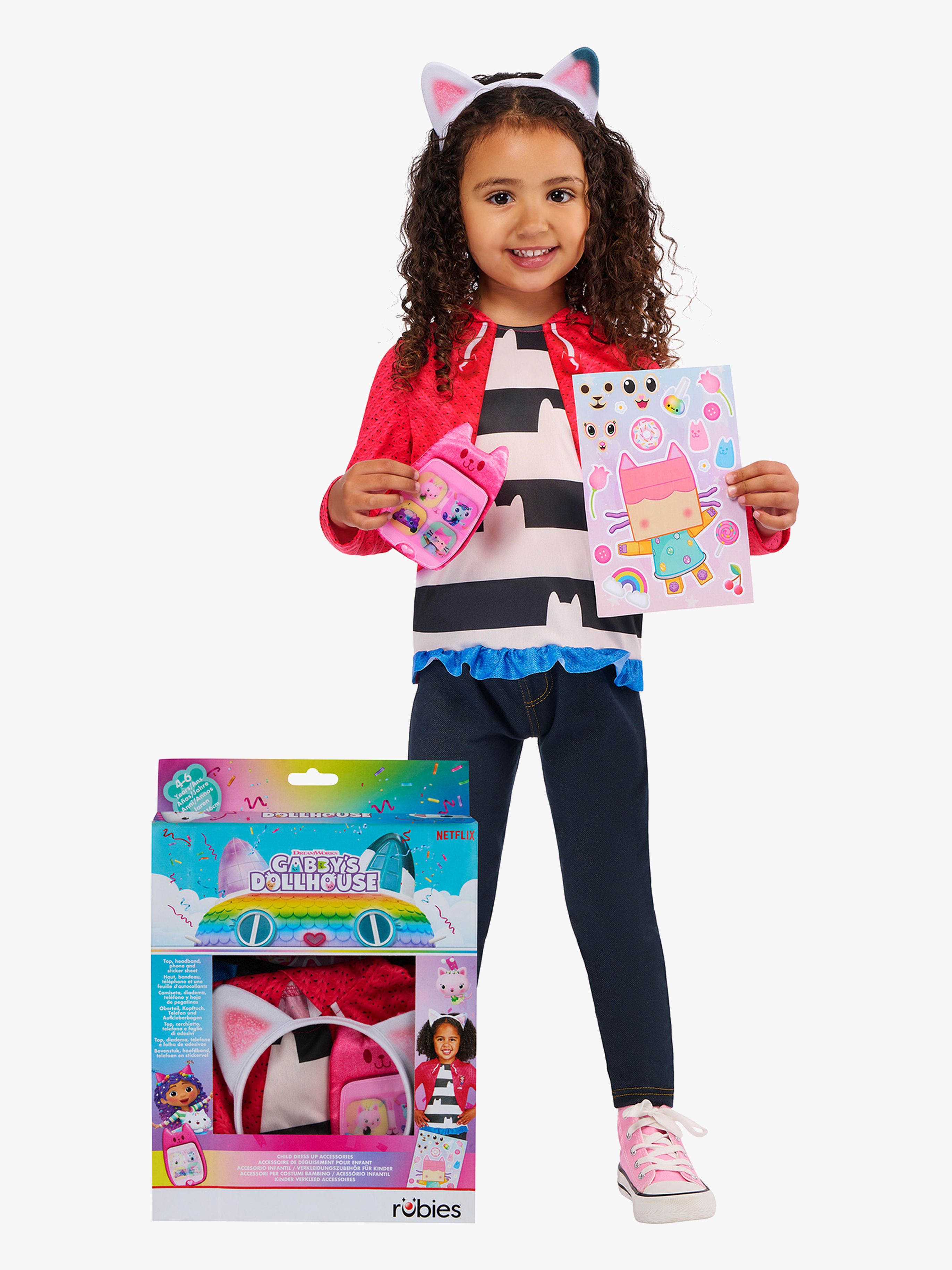 Rubies Gabby's Dollhouse Utklädnad Gåvoset, 3-4 år