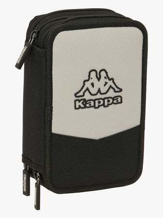 Kappa  Fyllt Trippelpennfodral 37 Delar, Grå
