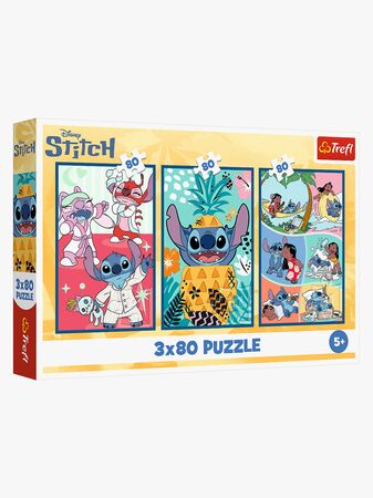 Trefl Lilo & Stitch Pussel 3x80 Bitar