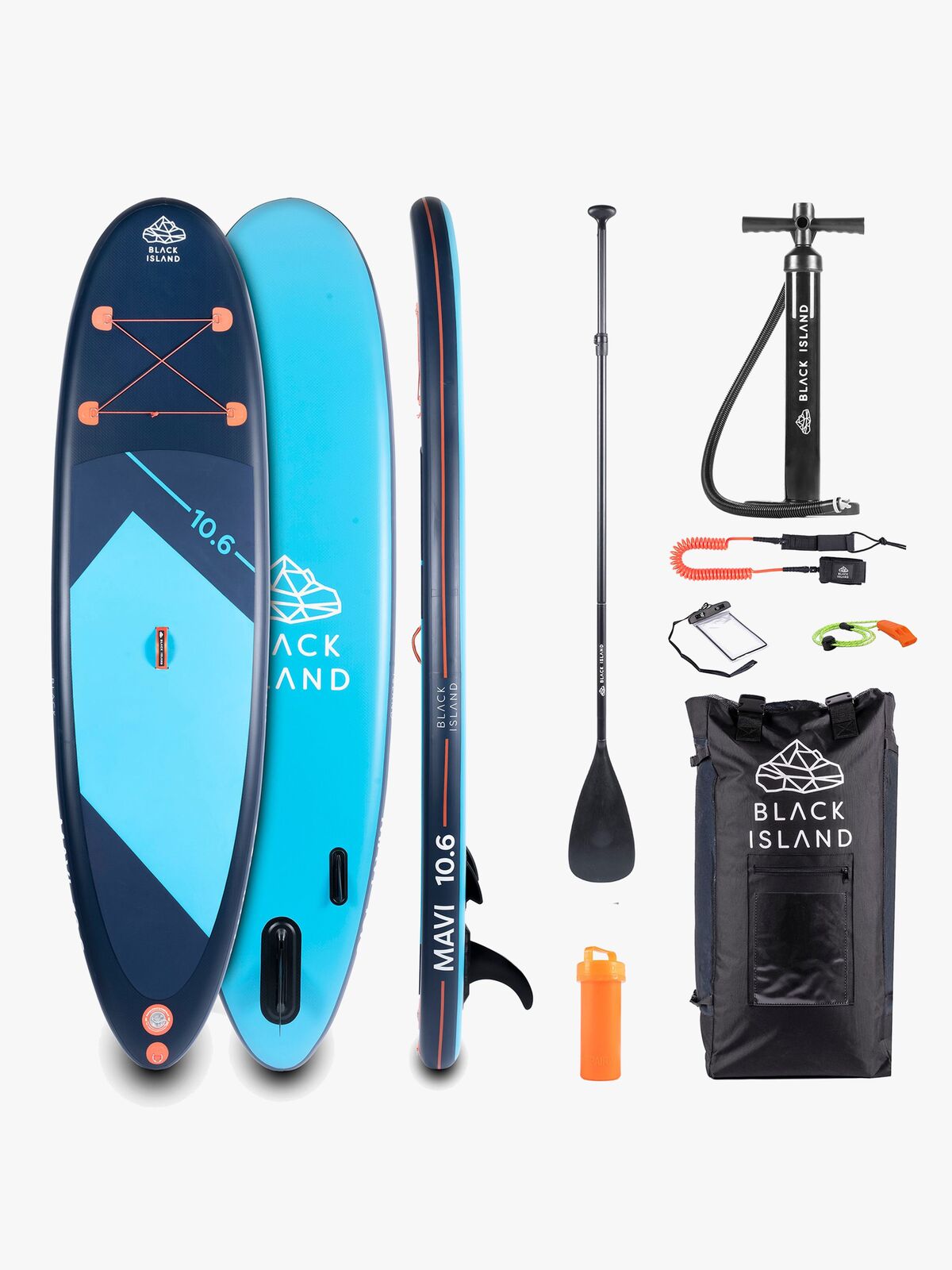 Black Island Sup-Bräda 10'6 Paket