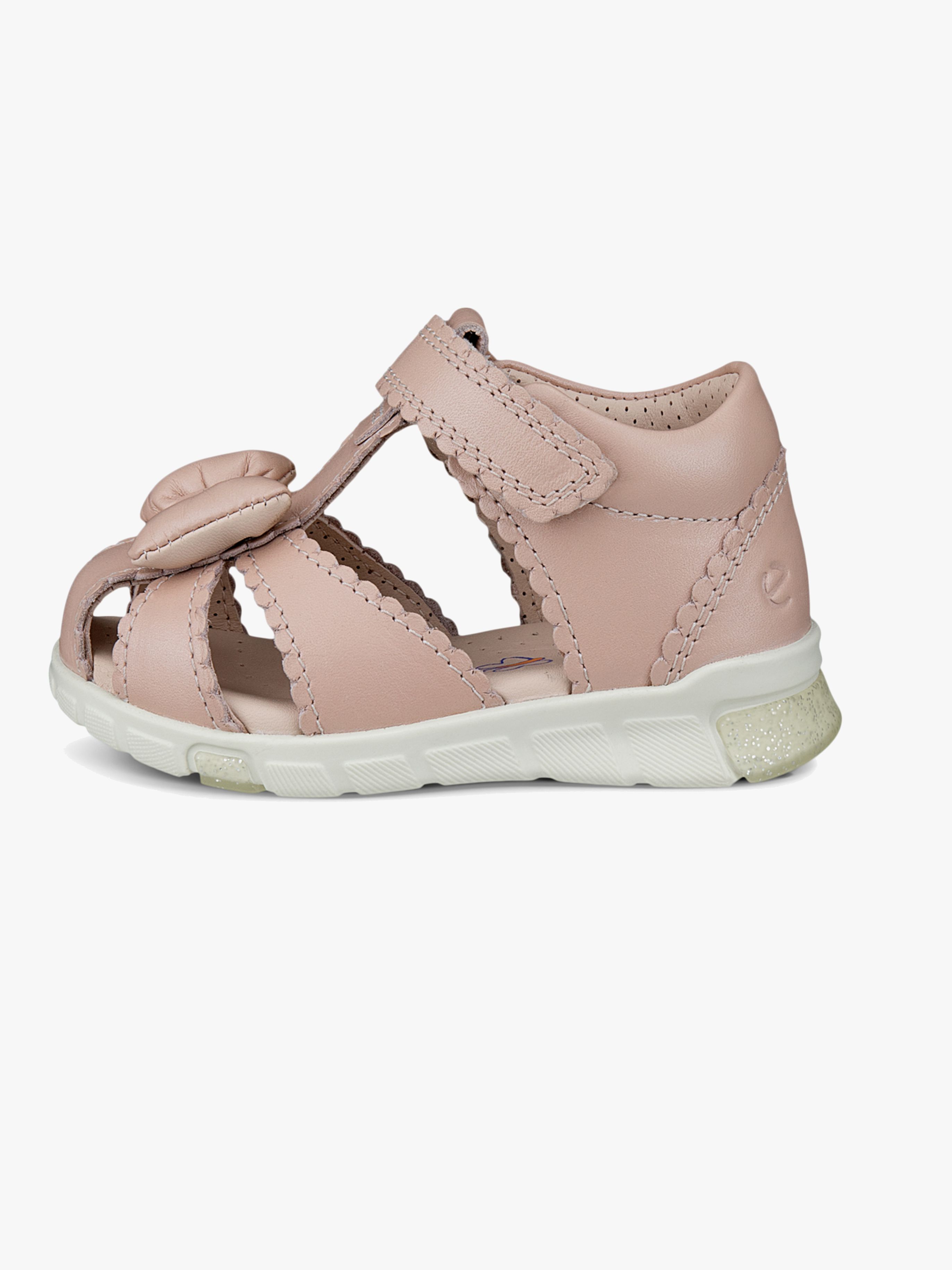 Ecco Mini Stride Sandaler, Rose Dust/Spray Metallic, 24