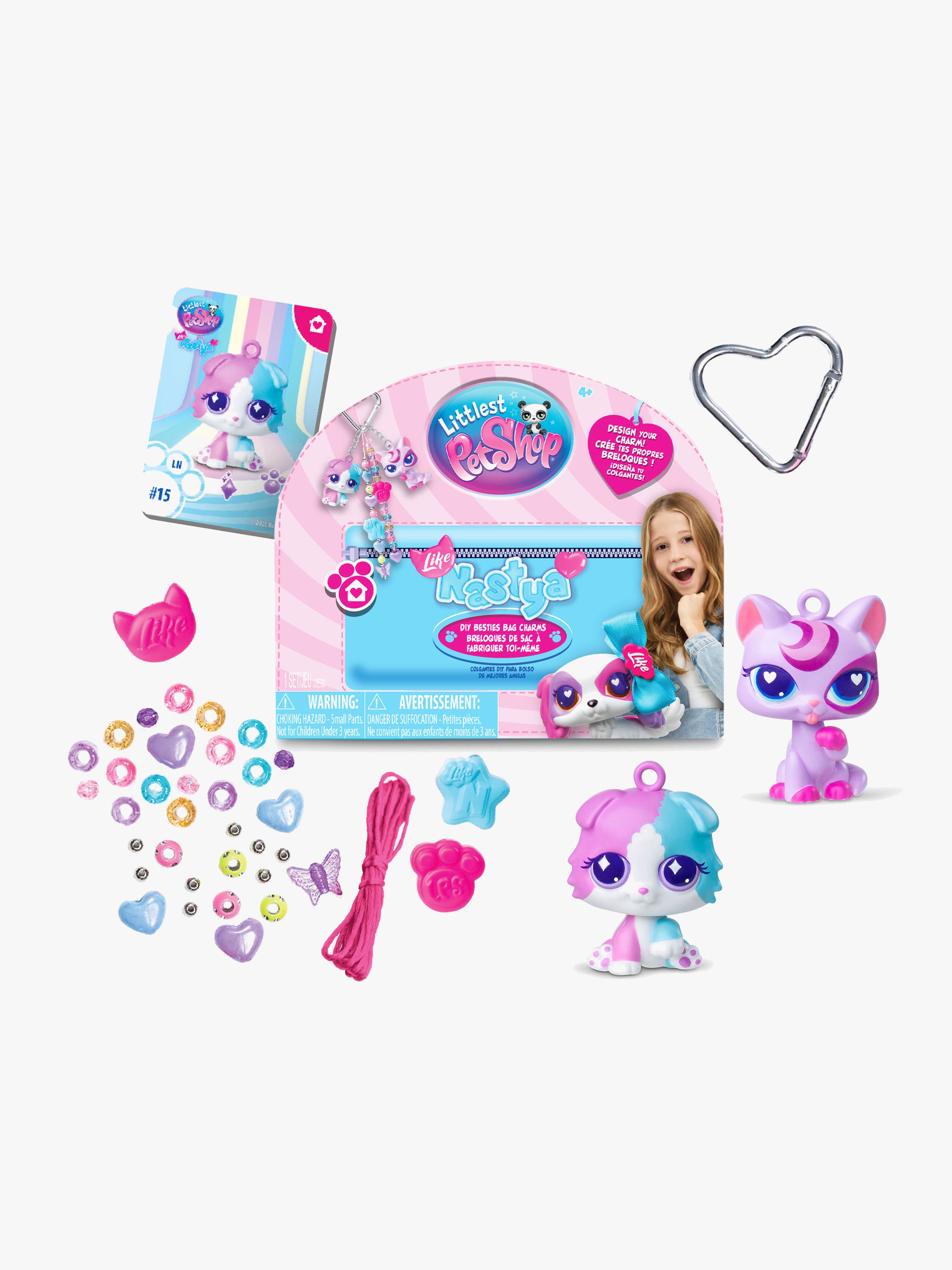 Littlest Pet Shop X Like Nastya Väskhängare Besties