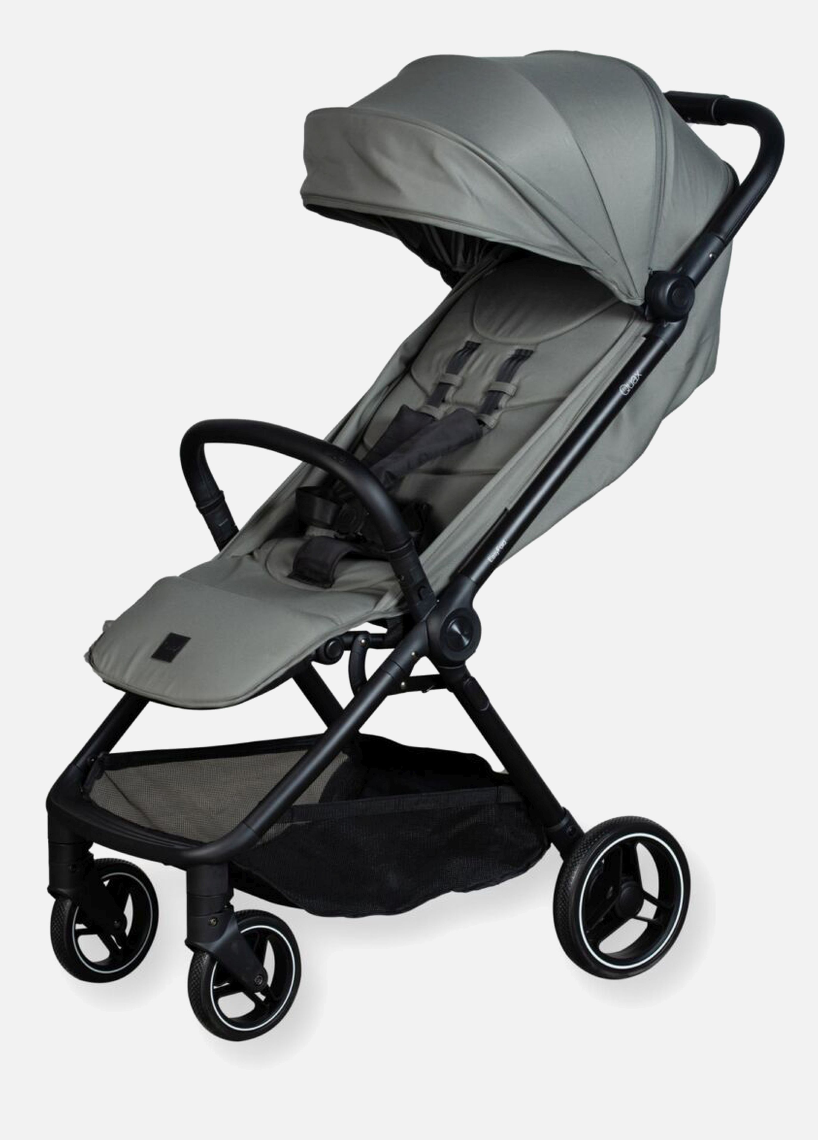 Quax Easyfold Sulky Moss – resevänlig sulky med fullt liggläge från 6 mån