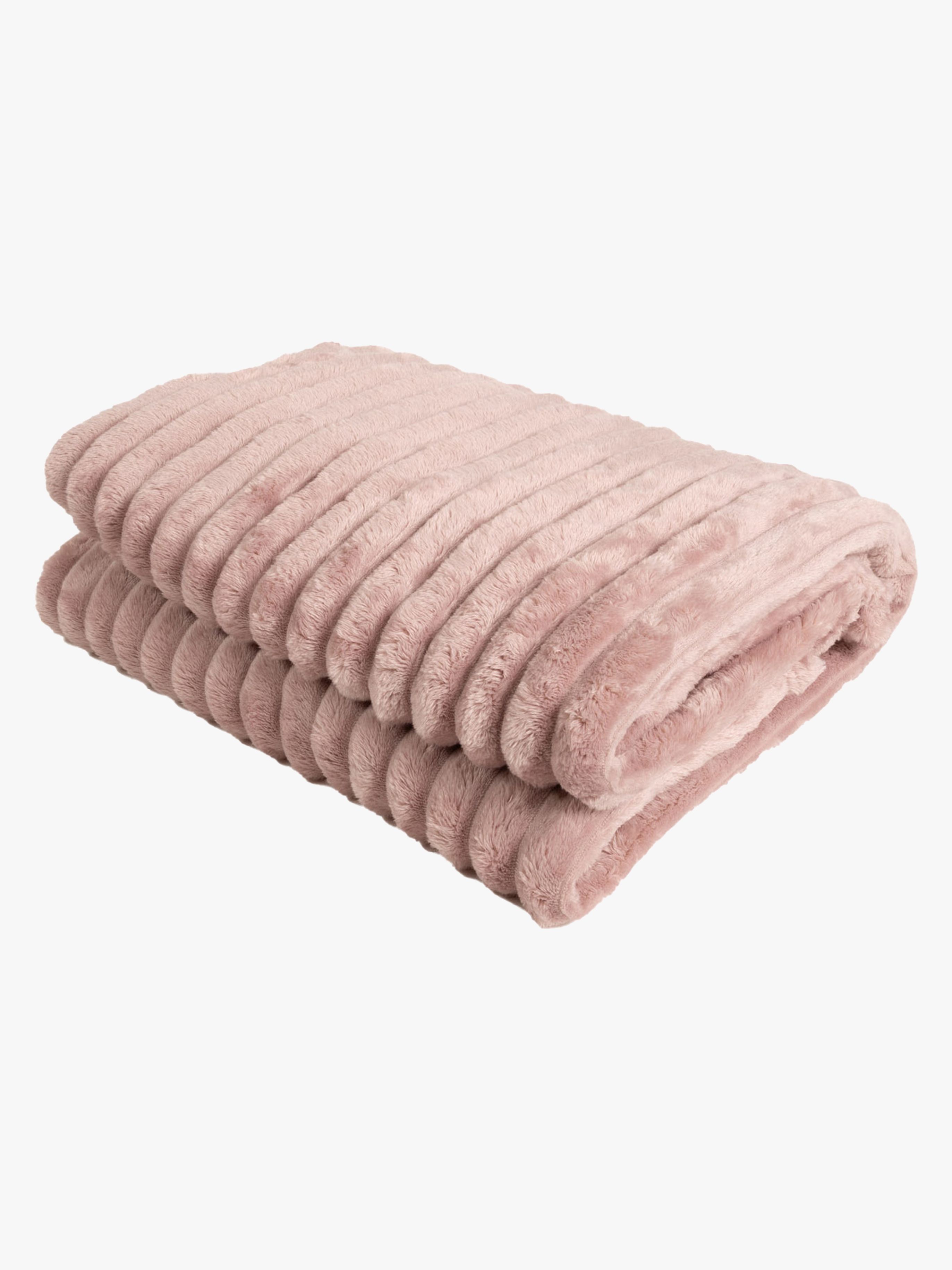 KMCarpets Stripe Pläd 130x170, Rosa