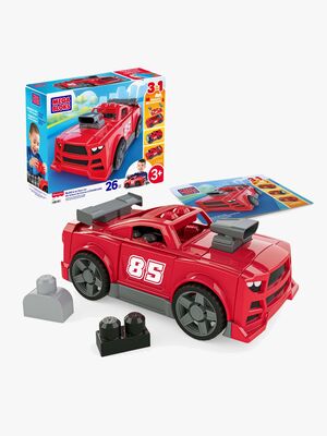 Mega Bloks Build & Go Bausatz Rennwagen