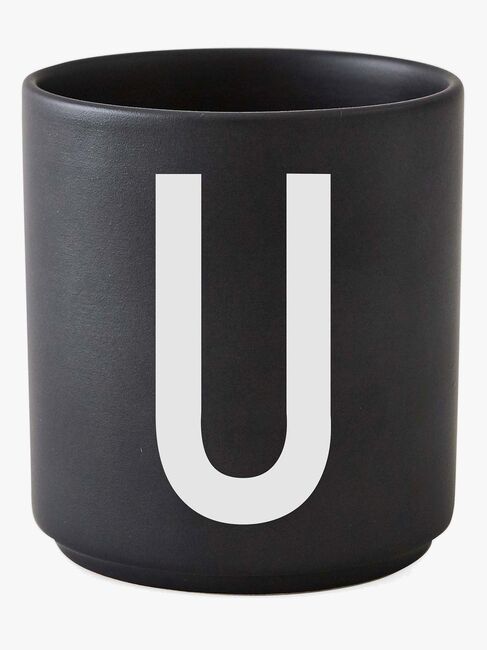 Design Letters Mugg Porslin U, Svart