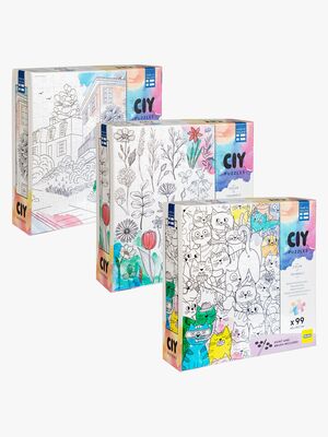 Peliko CIY Pussel med Vattenfärger 99 Bitar Blandad