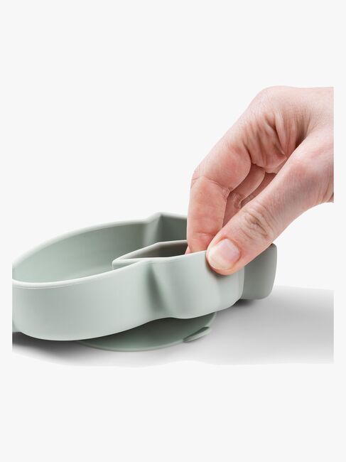 Done By Deer Stick & Stay Silikontallrik Birdee, Green