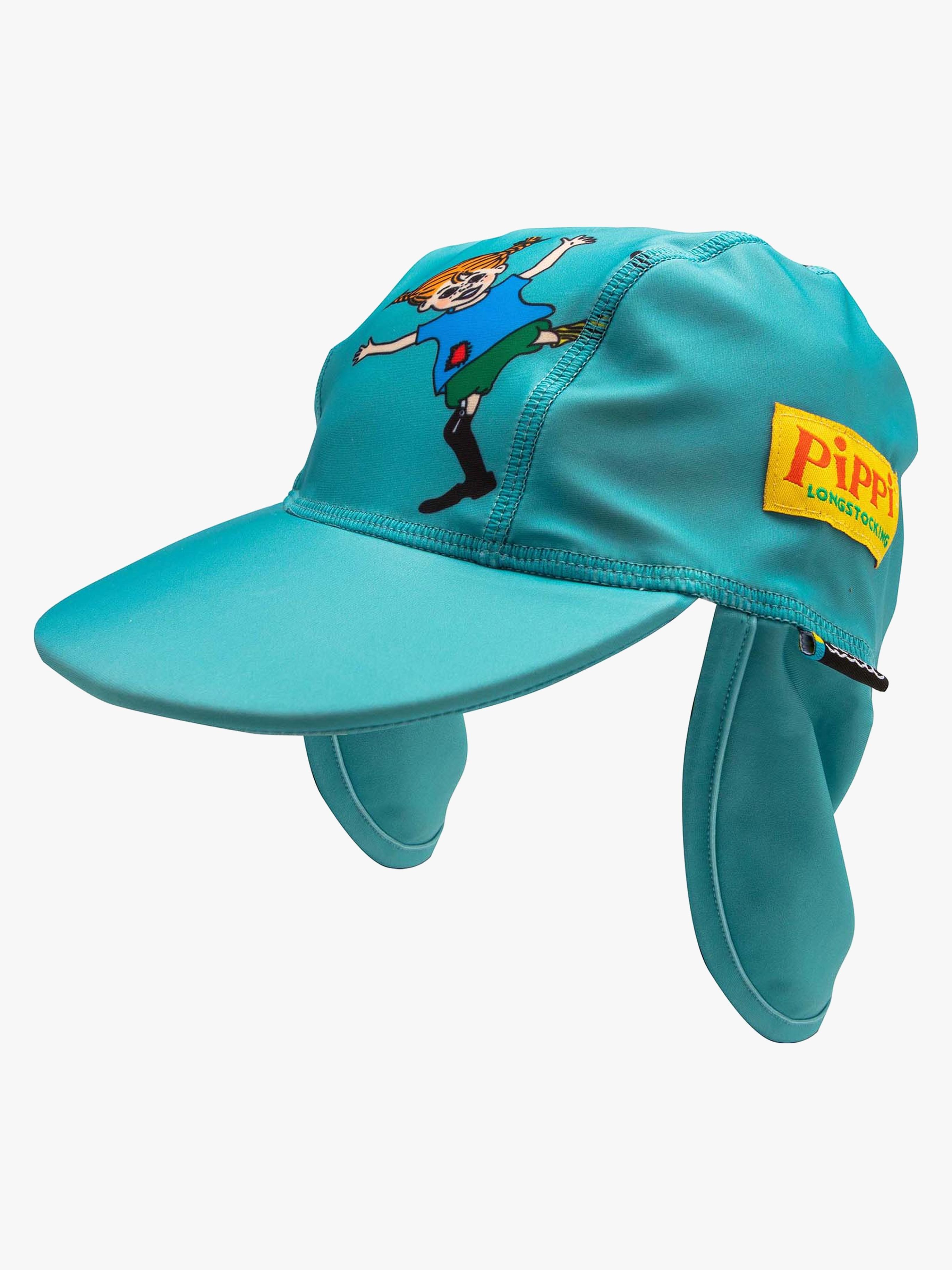 Swimpy Pippi Långstrump UV-Mössa Petrol 110-128